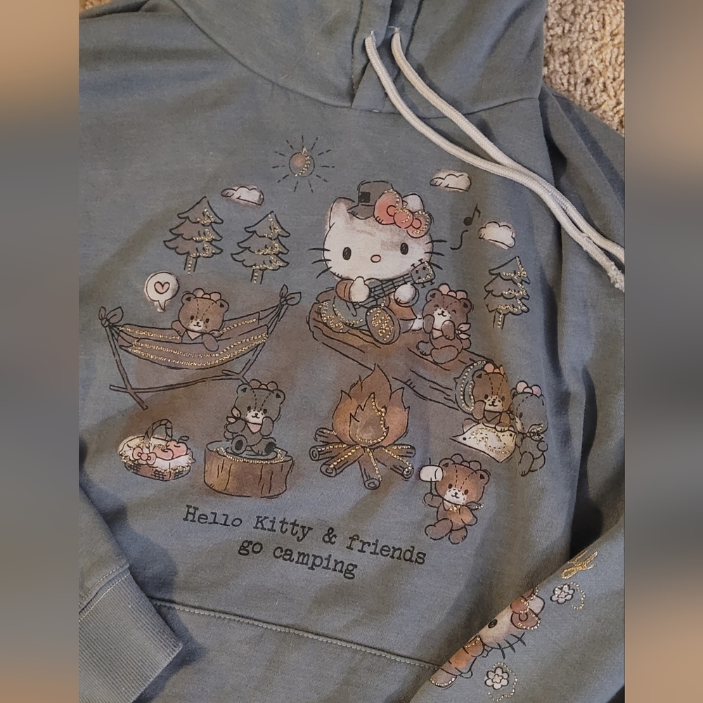 Hello Kitty And Friends Camping Hoodie